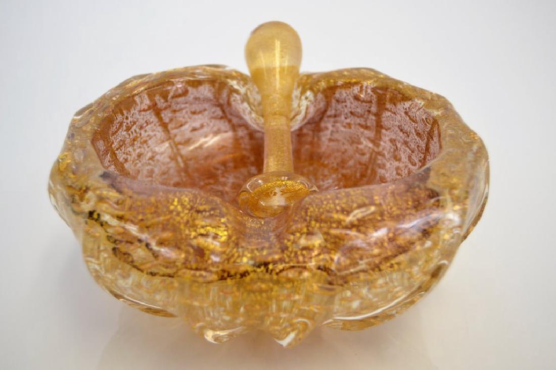 Barovier & Toso Mortar and Pestle: 2.75 in Height - 6 in X 5 in -