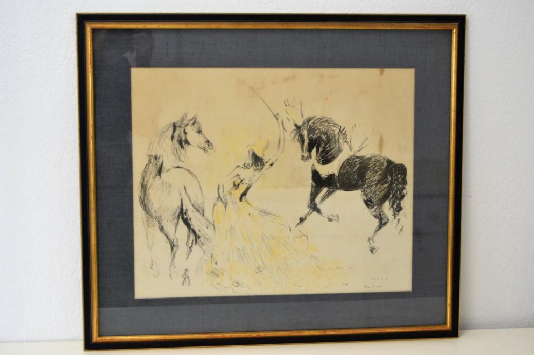 Marcel Vertes Women w/Horses Signed (1 of 4)