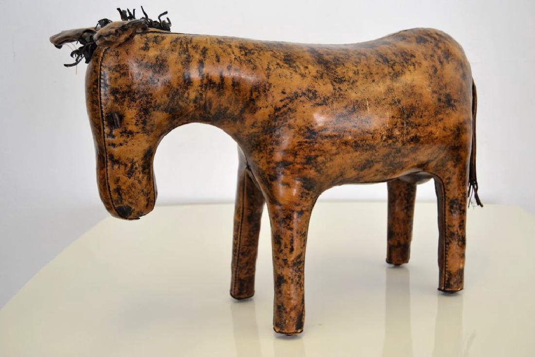 Abercrombie & Fitch Leather Donkey Ottoman (1 of 7)