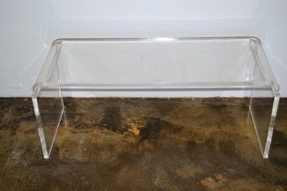 Charles Hollis Jones Style Lucite Coffee Table (1 of 4)