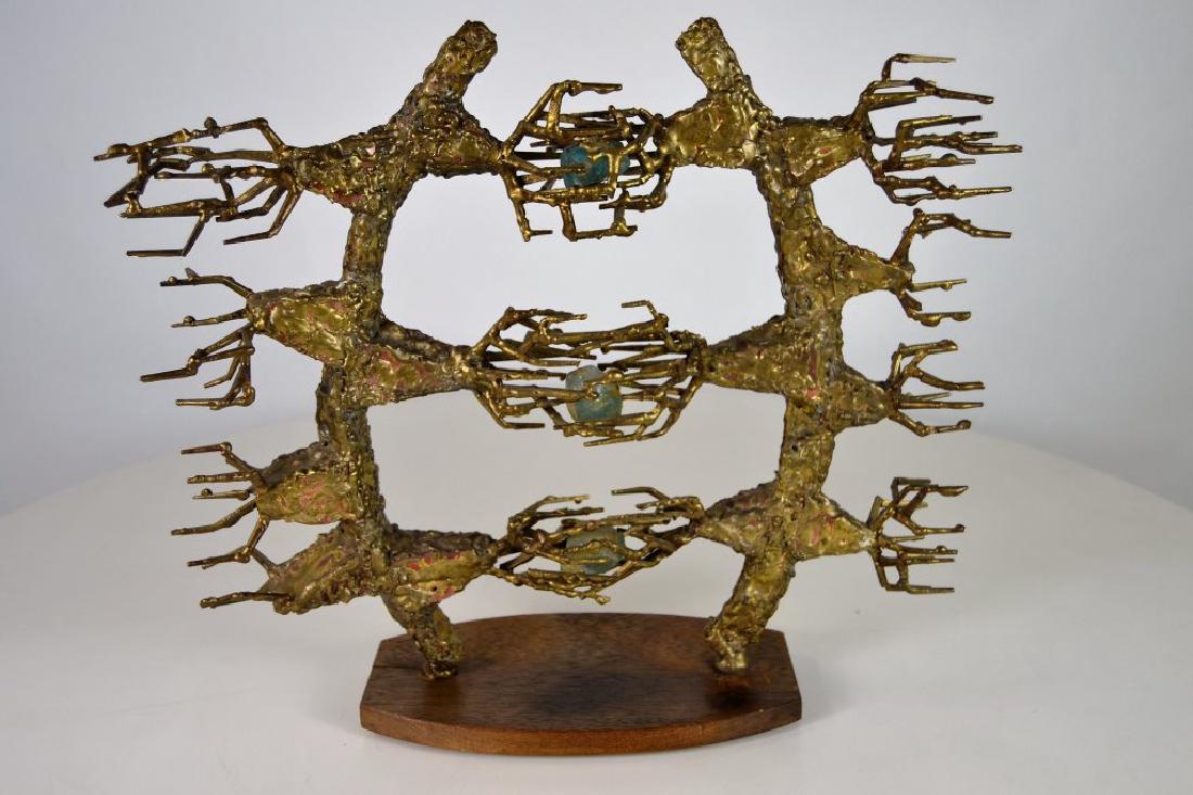 Brutalist Bronze Sculpture (1 of 10)