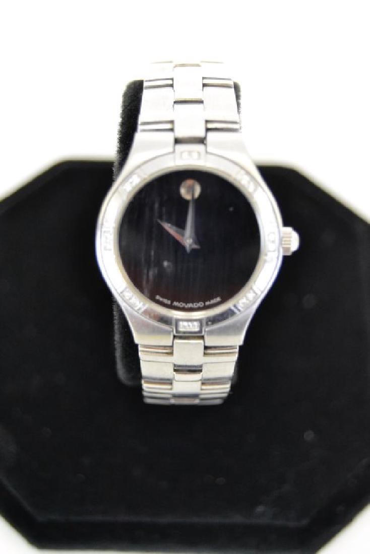 Movado Diamond/Stainless Ladies Watch: Vintage