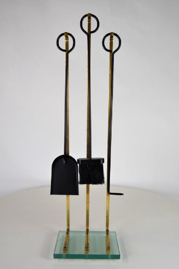 Fontana Arte Style Fire Tool Set (1 of 5)