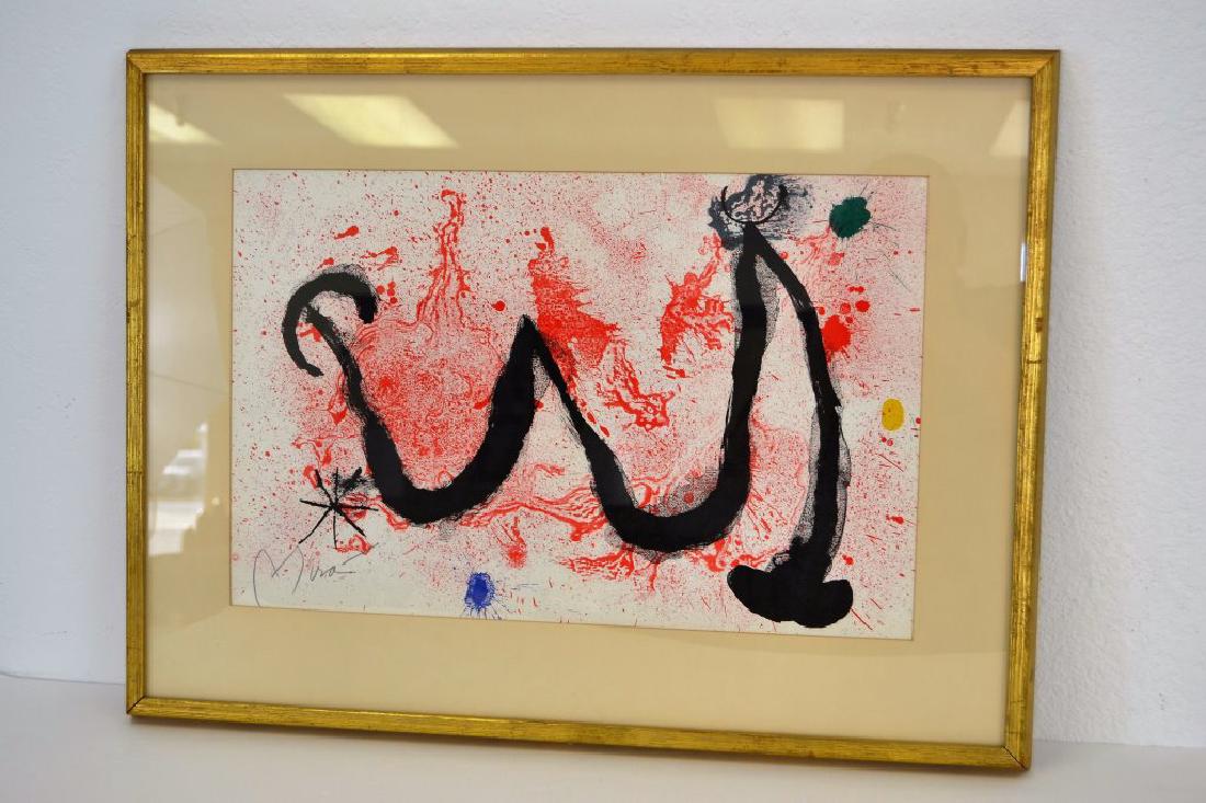Miro Pencil Signed Lithograph (1 of 6)