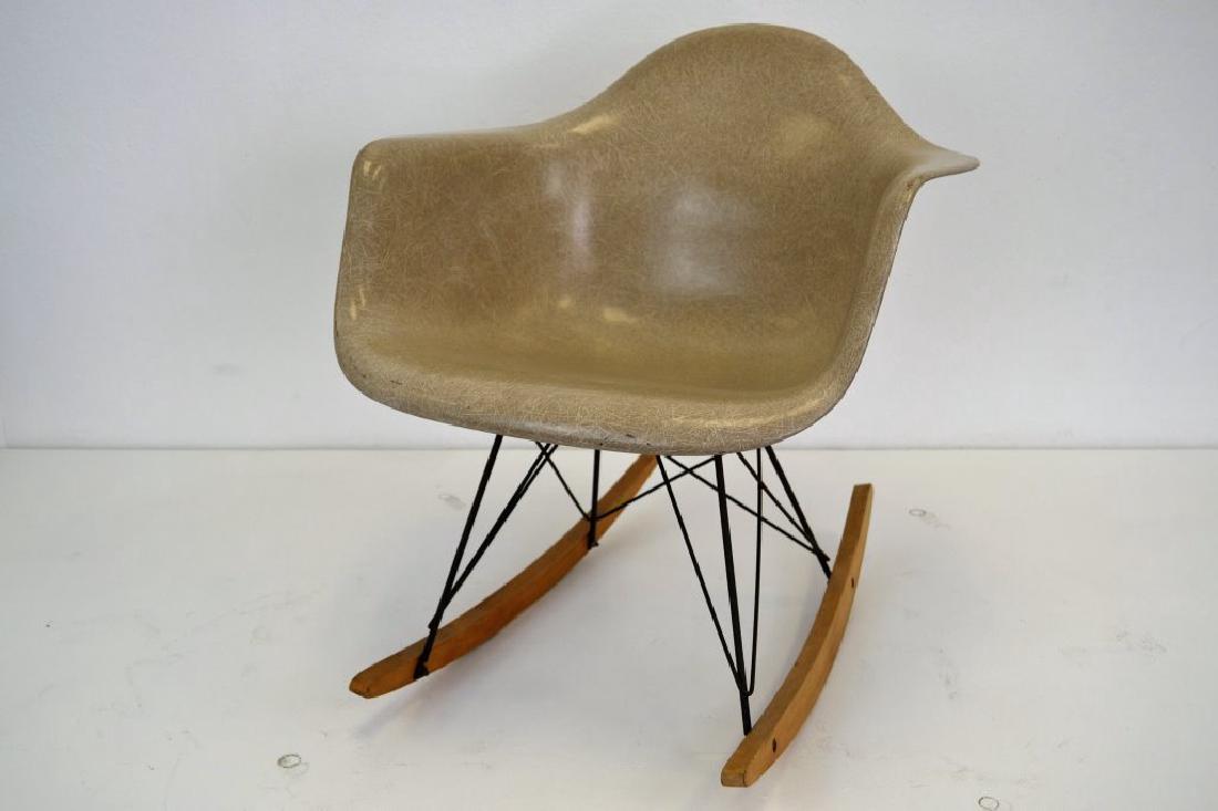 Charles Eames Orginal Greige Rocker (1 of 5)