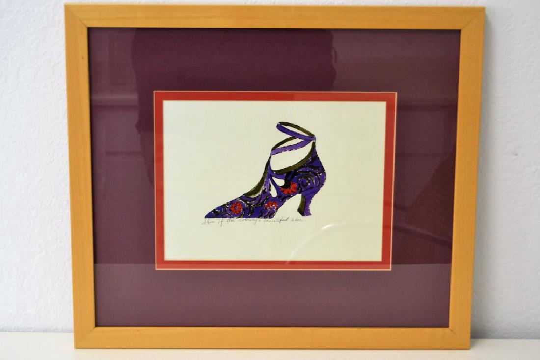 Andy Warhol Shoe Print (1 of 3)