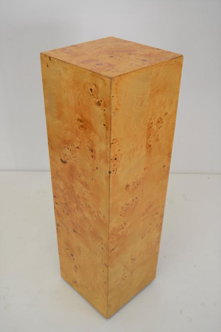 Milo Baughman Burled Pedestal (1 of 3)