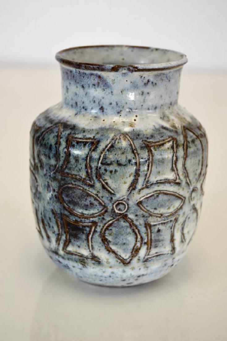 Jade Snow Wong Ceramic Vase: 6 in H - 5 in W