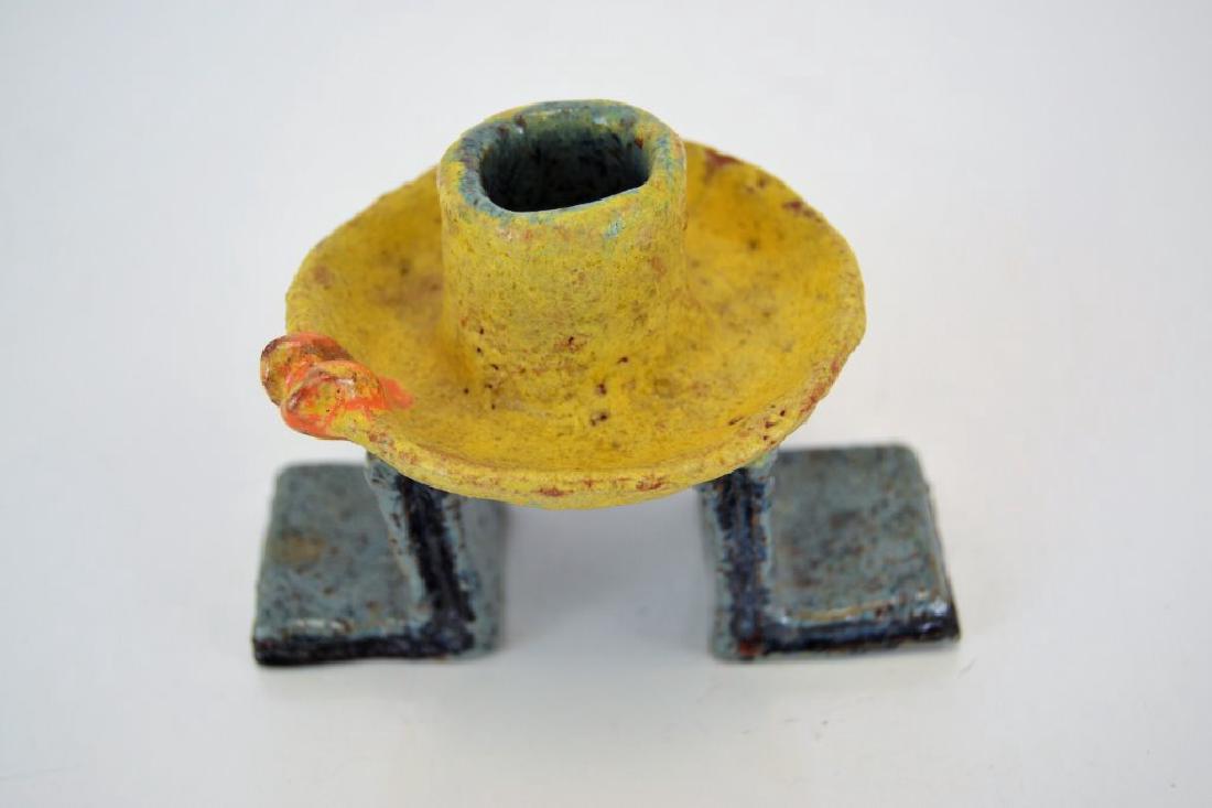Wiener Werkstatte Candle Holder: 3 in H - 4 in W
