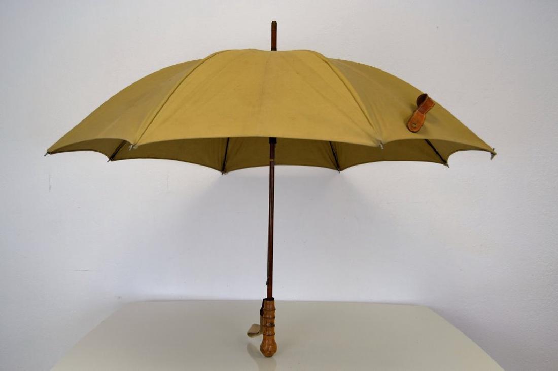 Vintage Ghurka Umbrella: 33 in H Ti to Bottom of Handle - 41 in W