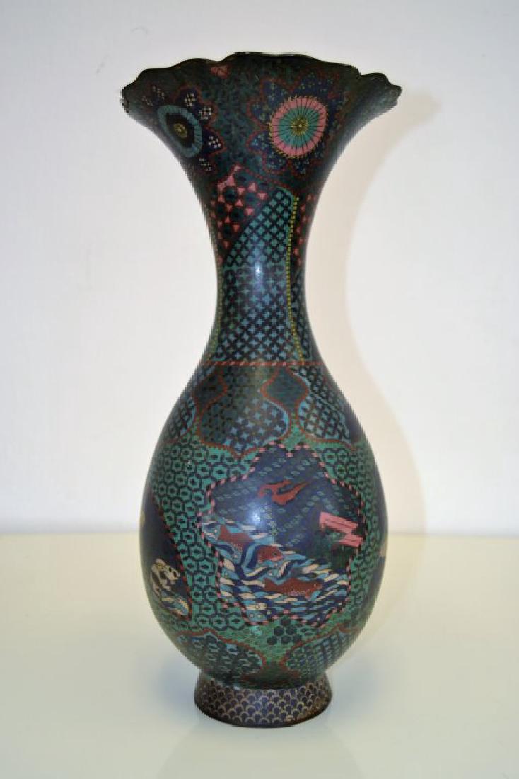 Early Chinese Large Cloisonne Vase (1 of 10)