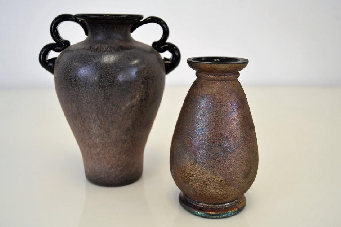 Karl Springer for Seguso Scavo Vase & Seguso Vase (1 of 7)