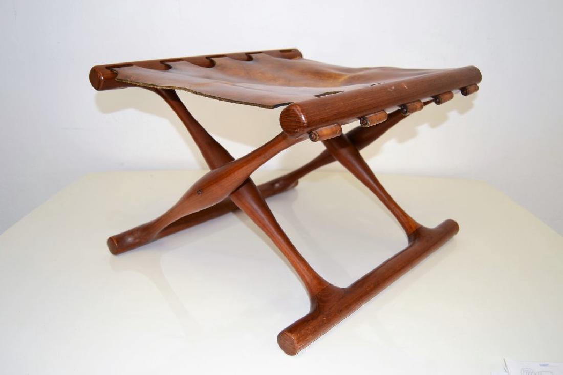 Poul Hundevad "Guldhoj" Teak Folding Stool (1 of 8)