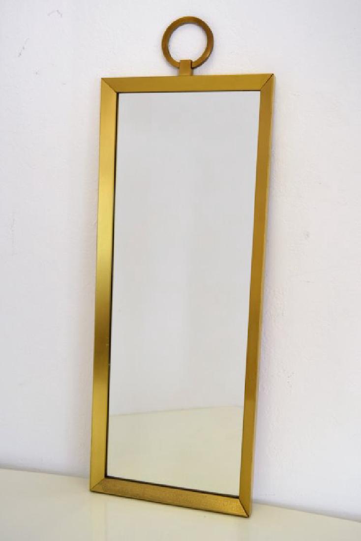 Robsjohn Gibbings Style Brass Mirror (1 of 4)