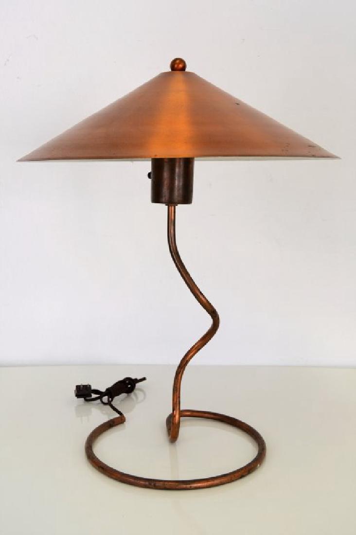 Kurt  Versen Copper Table Lamp (1 of 5)