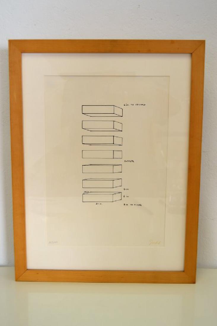 Donald Judd Signed Lithograph (1 of 6)