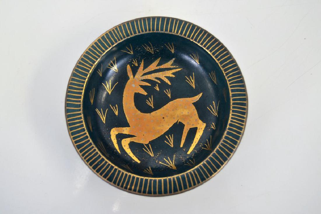Waylande Gregory Bowl with Deer Accent - Signed (1 of 4)