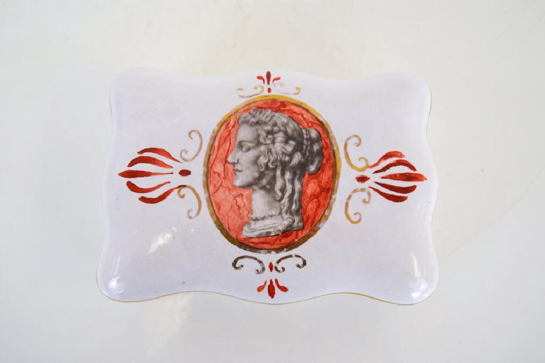 Ugo Zaccagnini Ceramic covered Box - Marked (1 of 9)