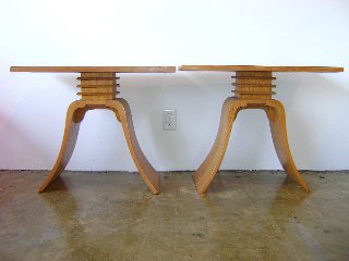 Paul Frankl "Bell" Tables: A nice pair of these iconic tables.