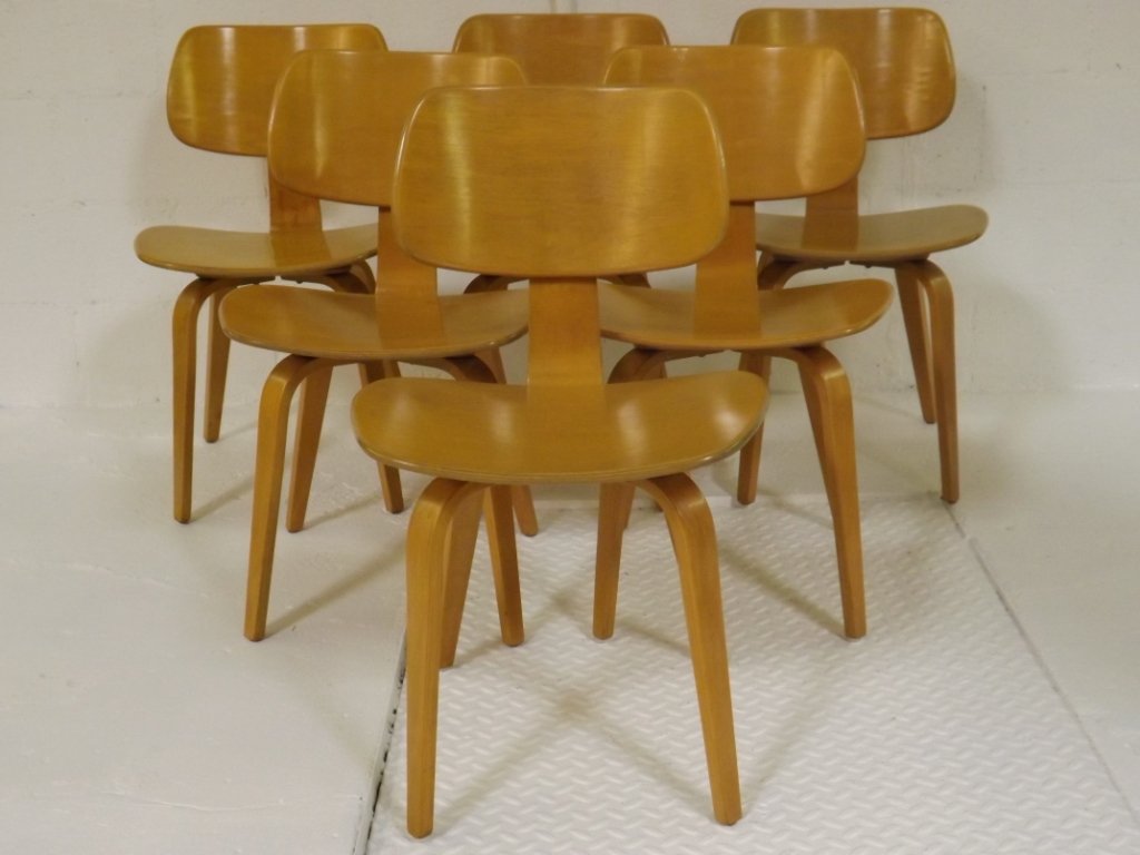 Joe Atkinson Chairs, for Thonet -Set of 6: A nice set.