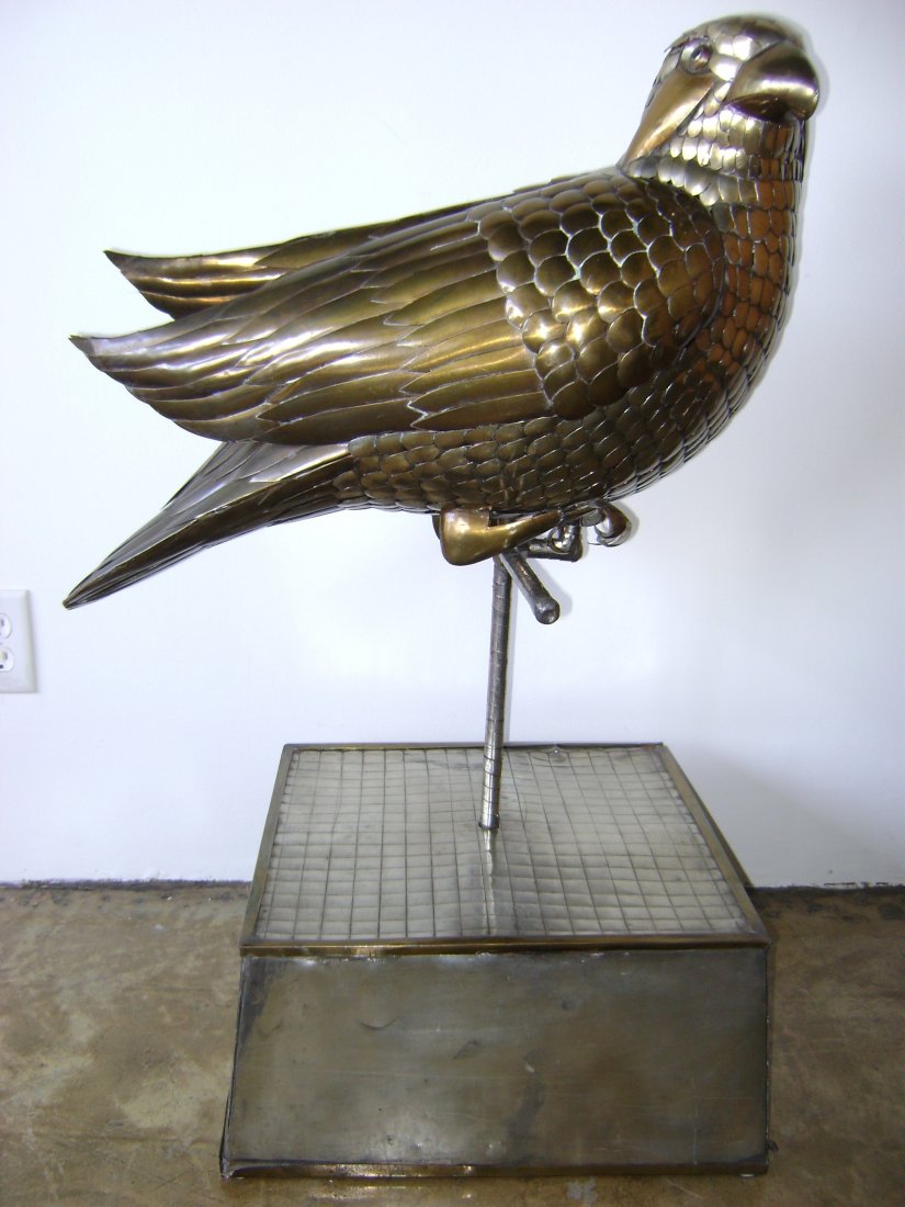 Sergio Bustamante "Bird" Floor Sculpture: Large signed example