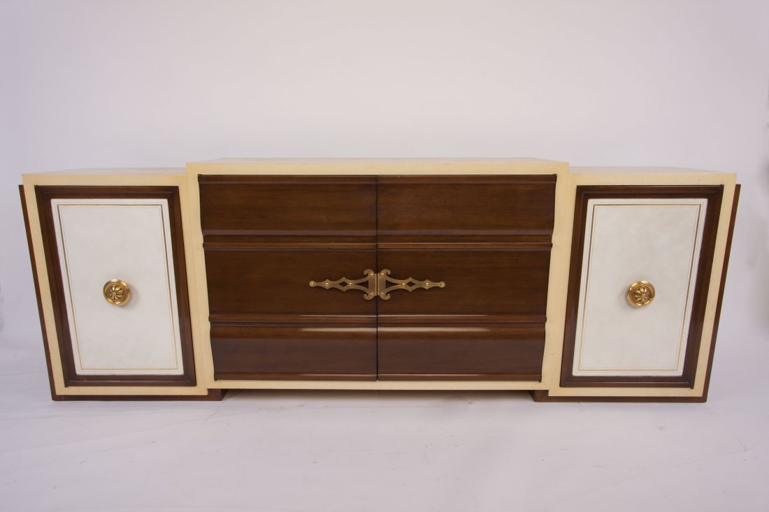 Tommi Parzinger Credenza: From a commission in Worcester, Mass.