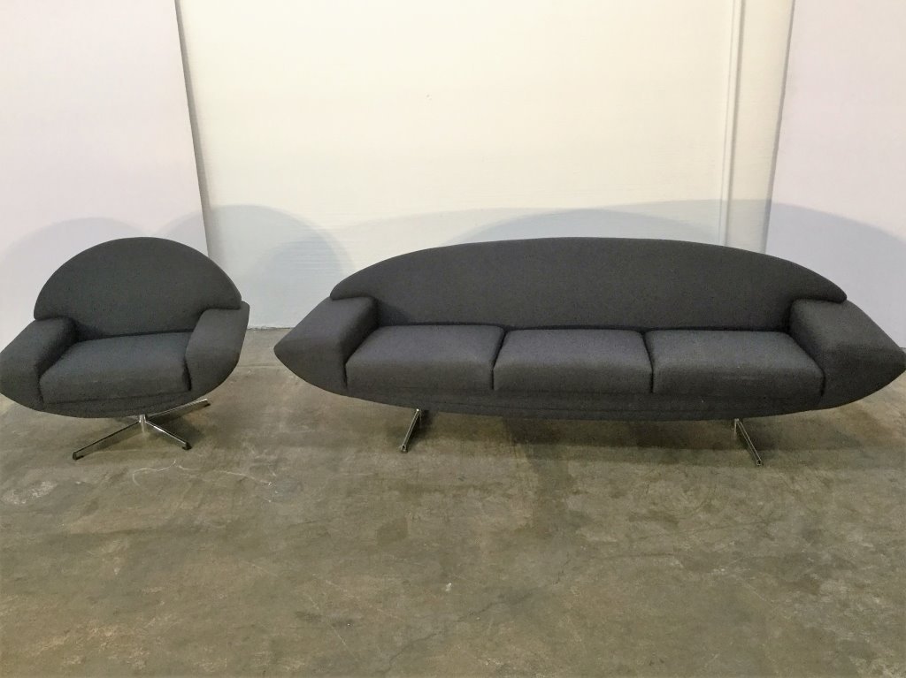 Johannes Andersen "Capri" Sofa & Chair Sofa (1 of 10)