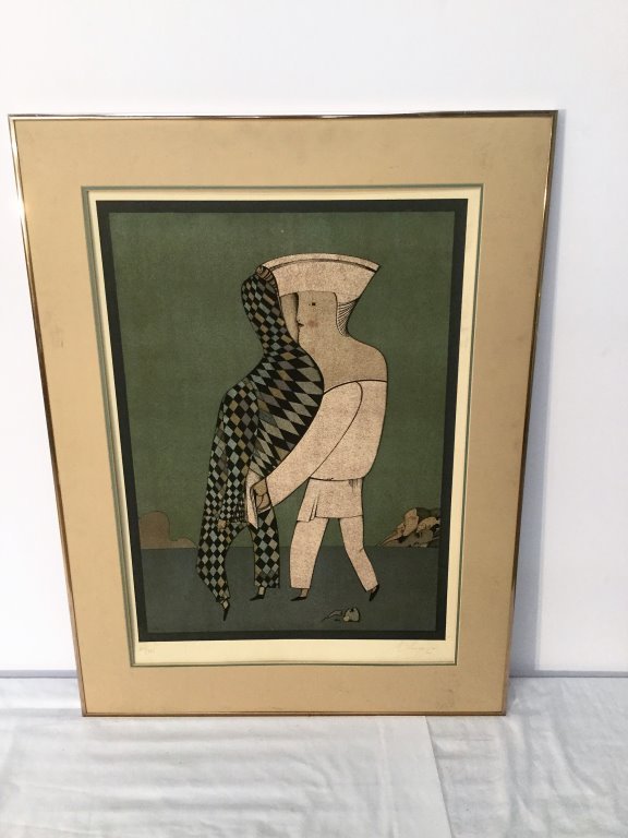 Lithograph by Mihail Chemiakin (1 of 6)