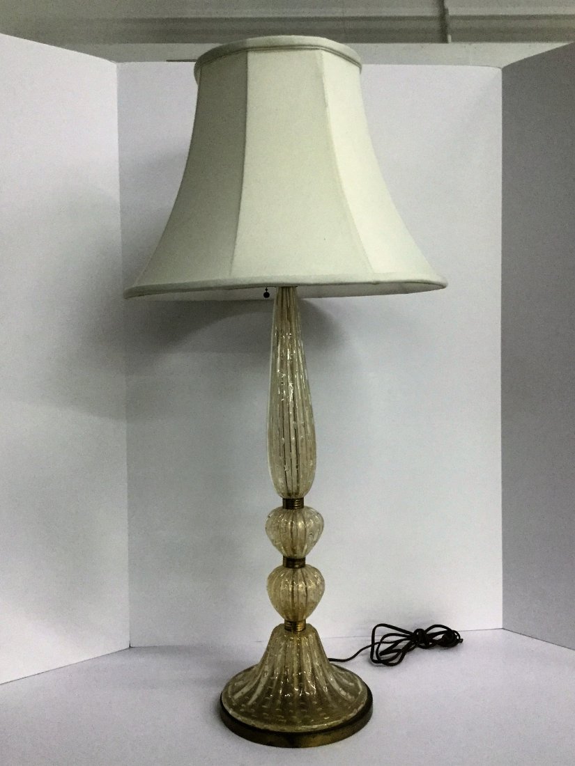 Barovier & Toso Gold Table Lamp (1 of 4)