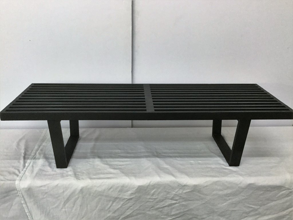 George Nelson Black Slat Bench (1 of 5)