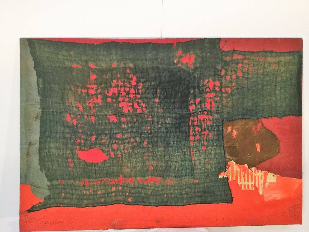 Ernst Van Leyden Painting 1963: 48 X 71 (Keywords Search): Eames, Noguchi, Nakashima, Crespi, Maison Jansen, Karl Springer, Tommi Parzinger, Billy Haines, Dorothy Draper, Charles Hollis Jones, Hollywood Regency, Mid Century Modern,