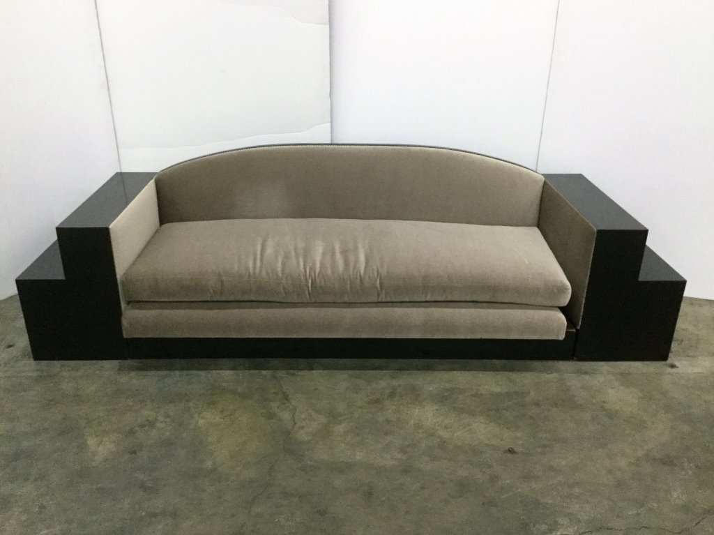 Donald Deskey Style Sofa w/Side Cabinets (1 of 6)
