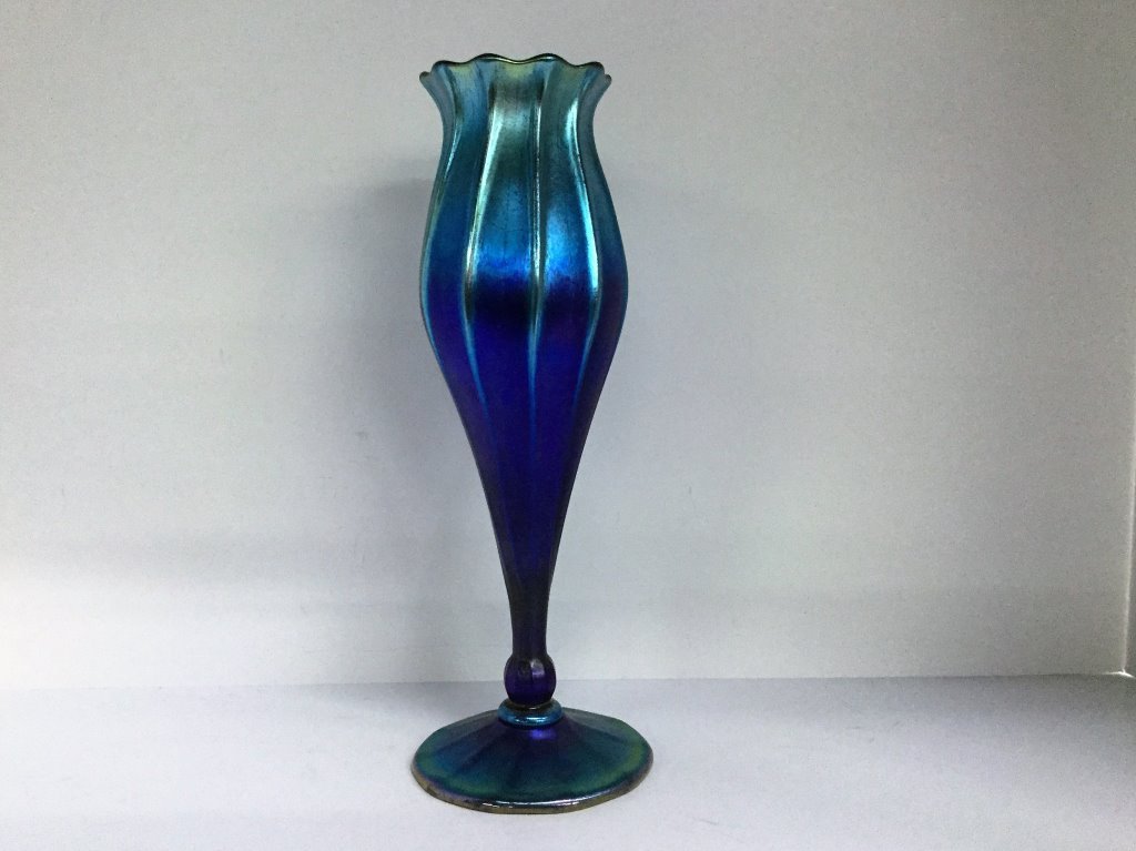 Tiffany Blue Tulip Vase