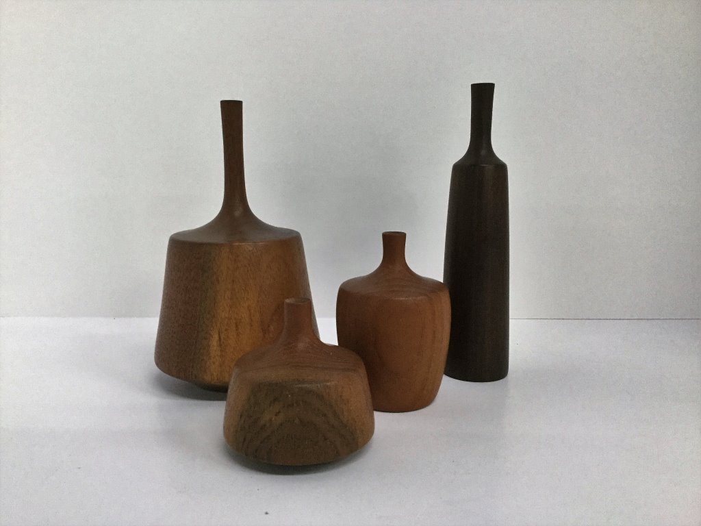 Four Rude Osolnik Wood Vases (1 of 10)
