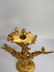 French Gold Coral Candelabra Signed Galant - 4