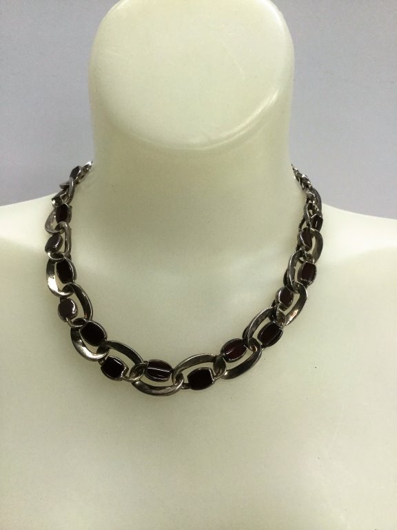 Antonio Pineda Signed Mexican Sterling Necklace (1 of 5)