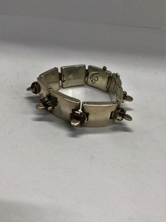 Antonio Pineda Signed Mexican Sterling Bracelet (1 of 5)