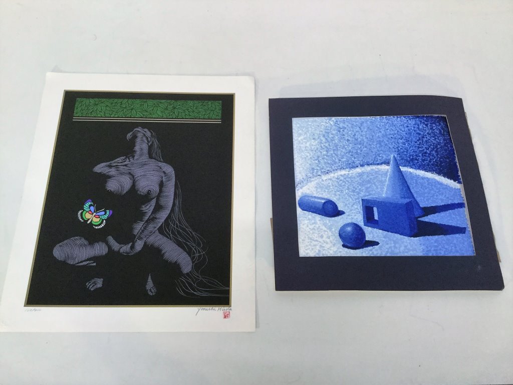 Psychedelic Lithograph by Yoneshi Hieda (1 of 6)