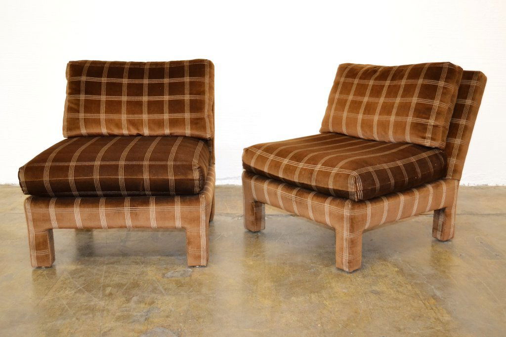 Milo Baughman for Thayer Coggin Slipper Chairs (1 of 3)