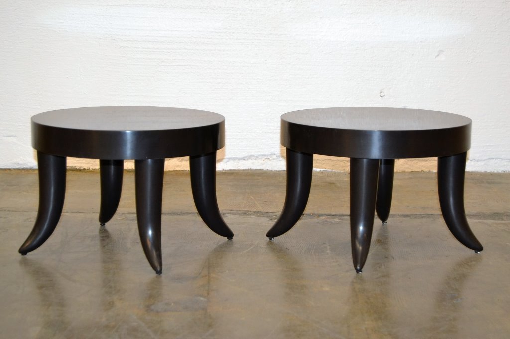 William Sofield for Baker "Horn" Stools: (Keywords: Nakashima, Saarinen, Knoll, Eames, Art Deco, Frankl, Bertoia, Paul McCobb, Parzinger, Paul Evans, Hans Wegner, Charles Hollis Jones)