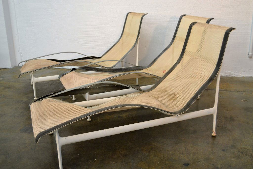 Richard Schultz-Three Contour Chaises - as is (1 of 2)