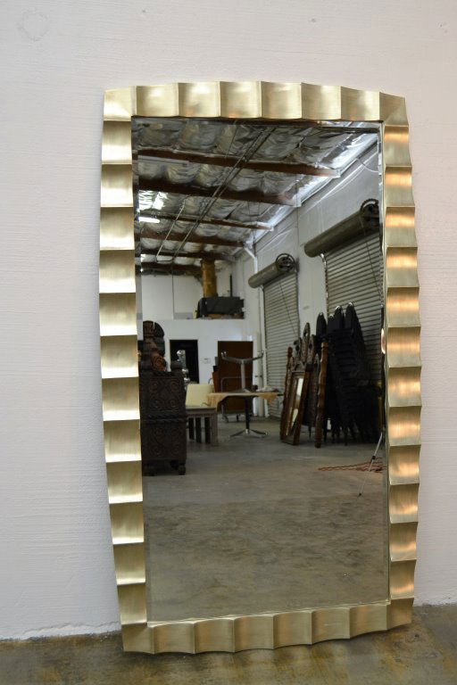Monumental Silver Leaf Mirror (1 of 3)