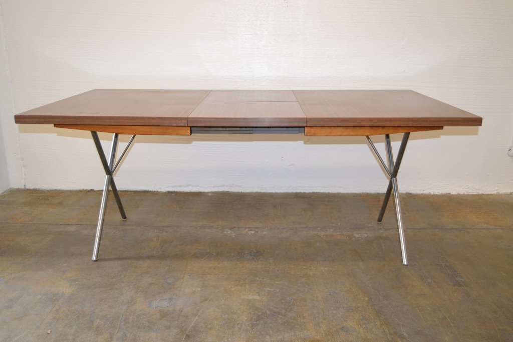 George Nelson X Leg Dining Table with Leaf (1 of 4)