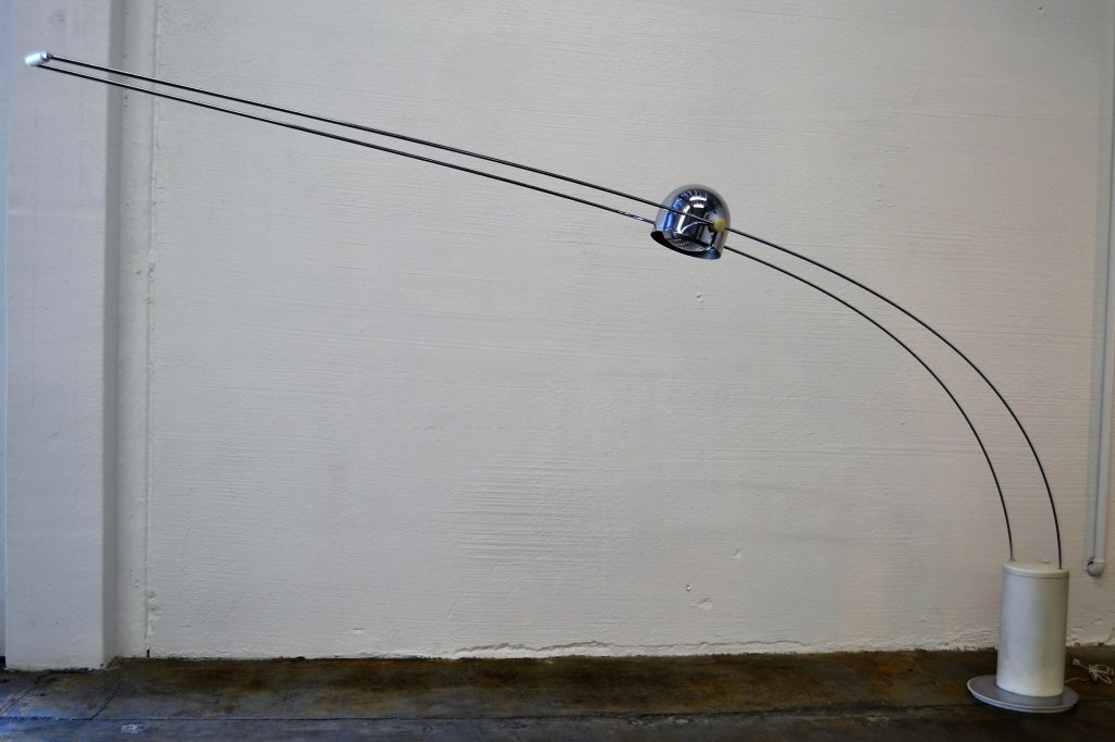 Giant Italian Adjustable Arch Floor Lamp (1 of 4)