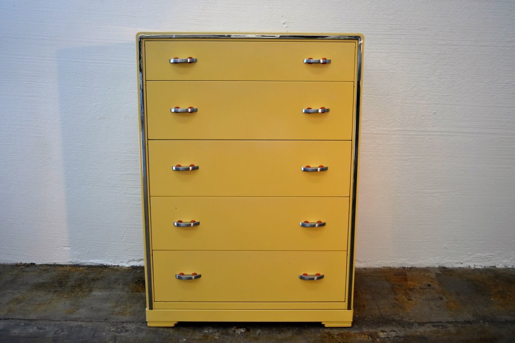 Norman Bel Geddes Chest for Simmons: 46" Height 33" Width 19" Depth