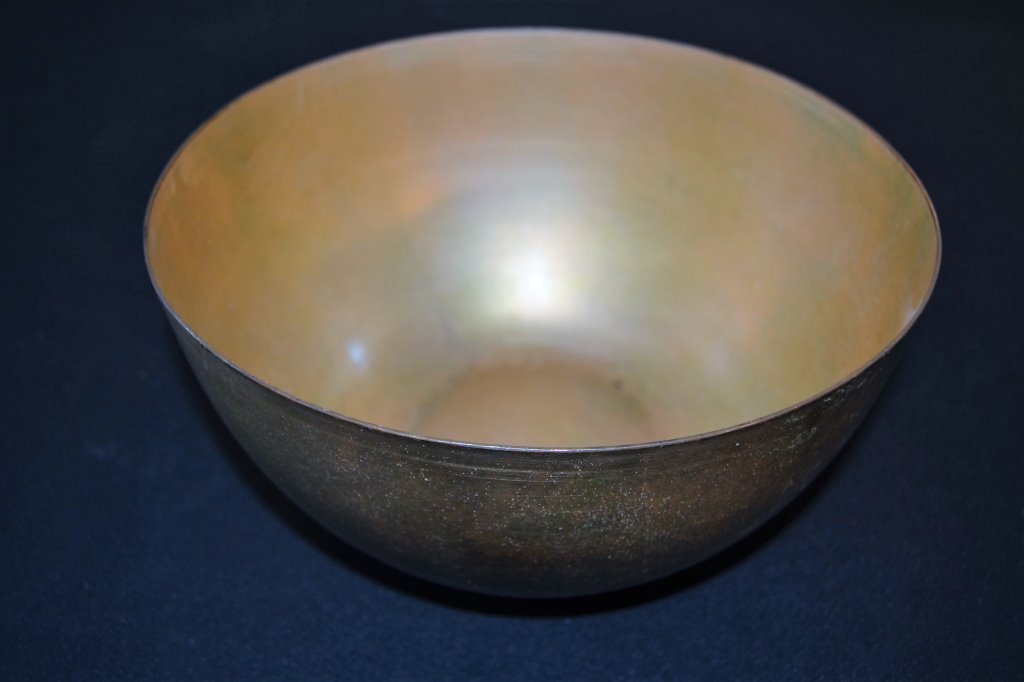 Jade Snow Wong Enameled Large Bowl: 5.25" Height 10" Width