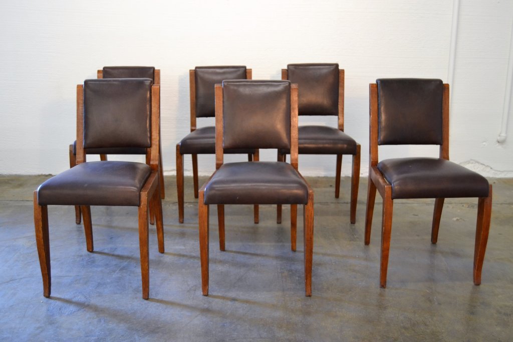 French Art Deco Ruhlmann Style Chairs-6 (1 of 4)