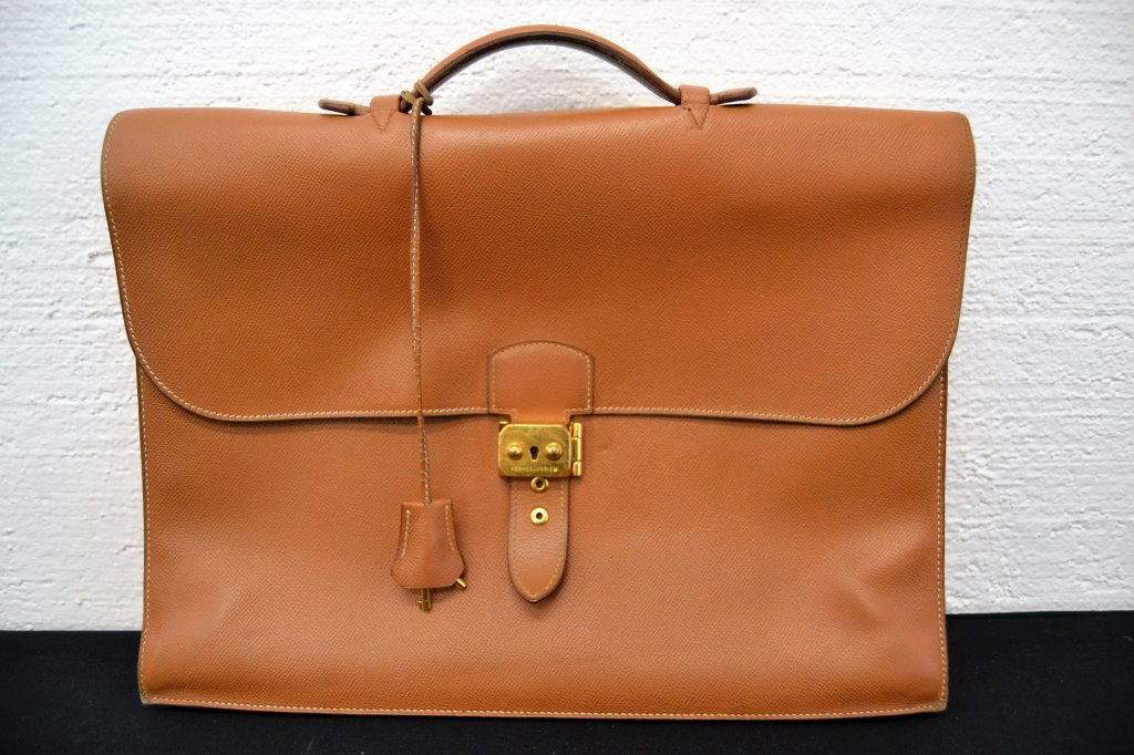 Hermes Man's Leather Briefcase (1 of 3)