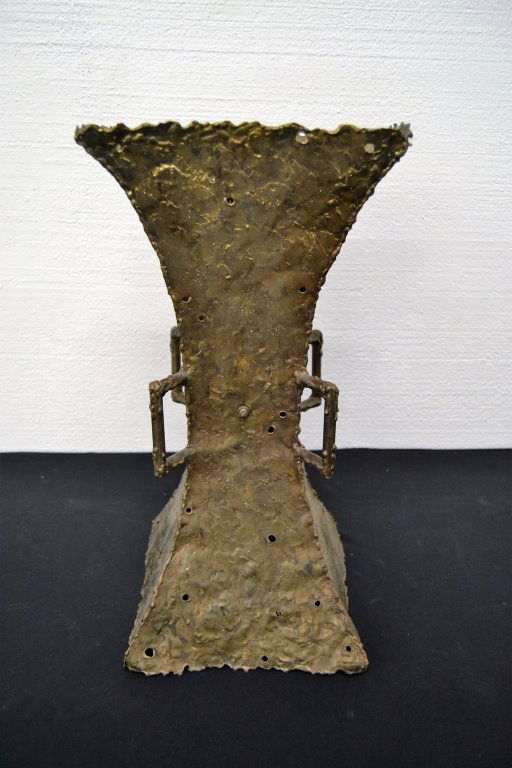 T. A. Greene Brutalist Bronze Chandelier (1 of 4)