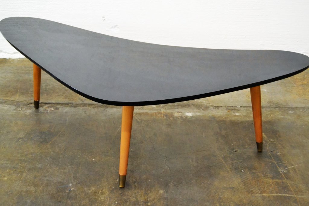 Boomerang Style Lacquer Top Coffee Table (1 of 2)
